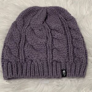 THE NORTH Face beanie cable knit youth size medium
